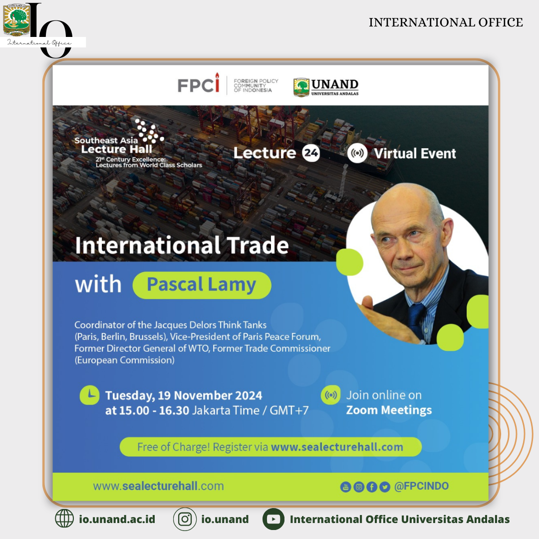 International Trade with Pascal Lamy