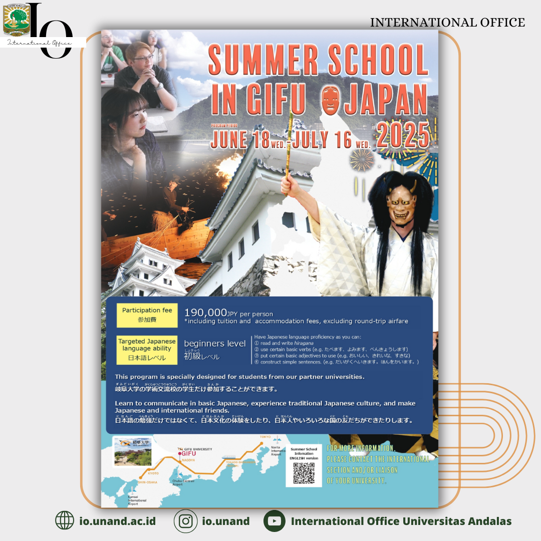 Summer School in GIFU Japan