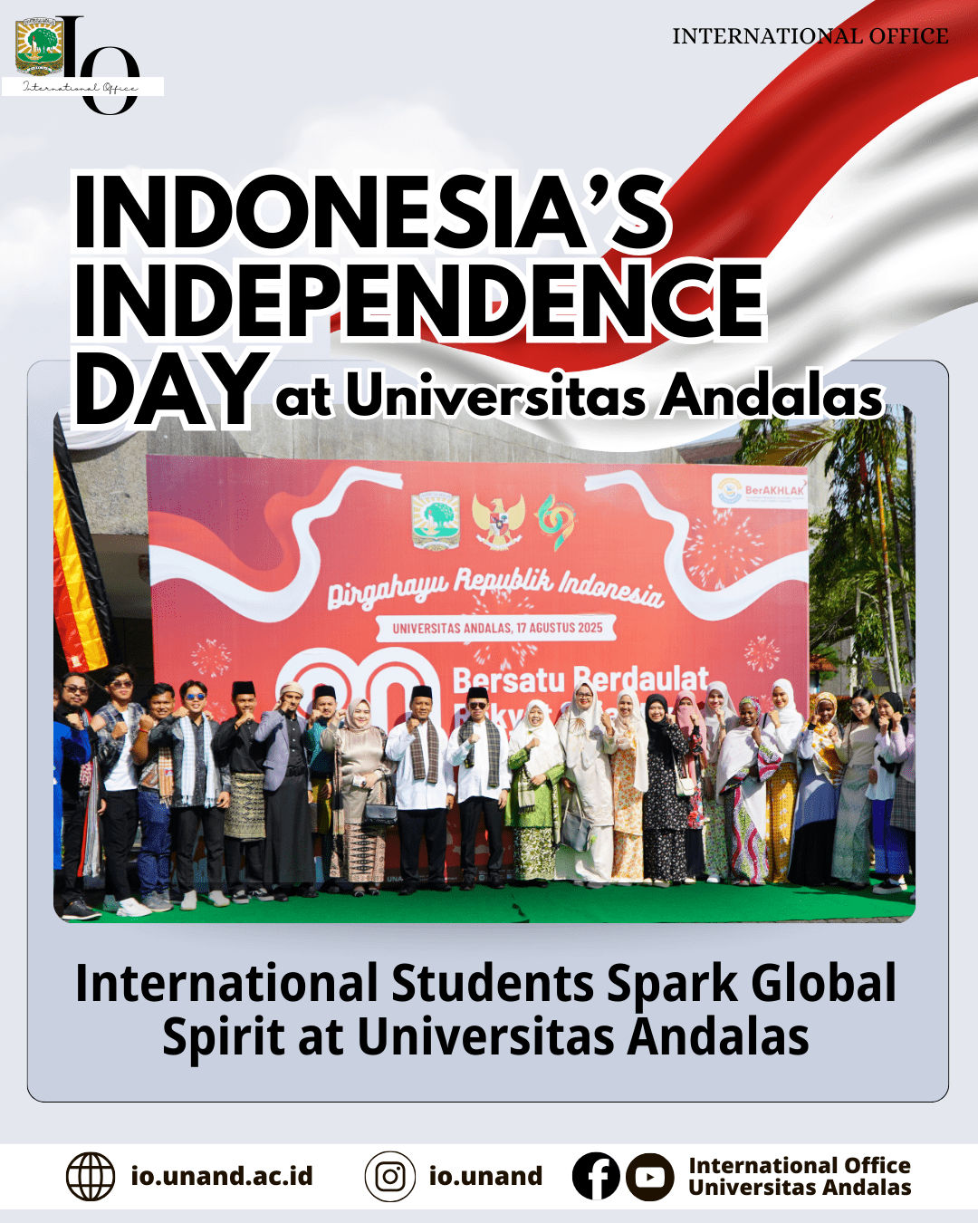 Indonesia's Independence Day: International Students Spark Global Spirit at Universitas Andalas