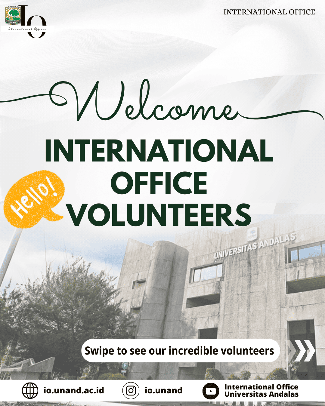 Welcome, IO Volunteers 2025! 