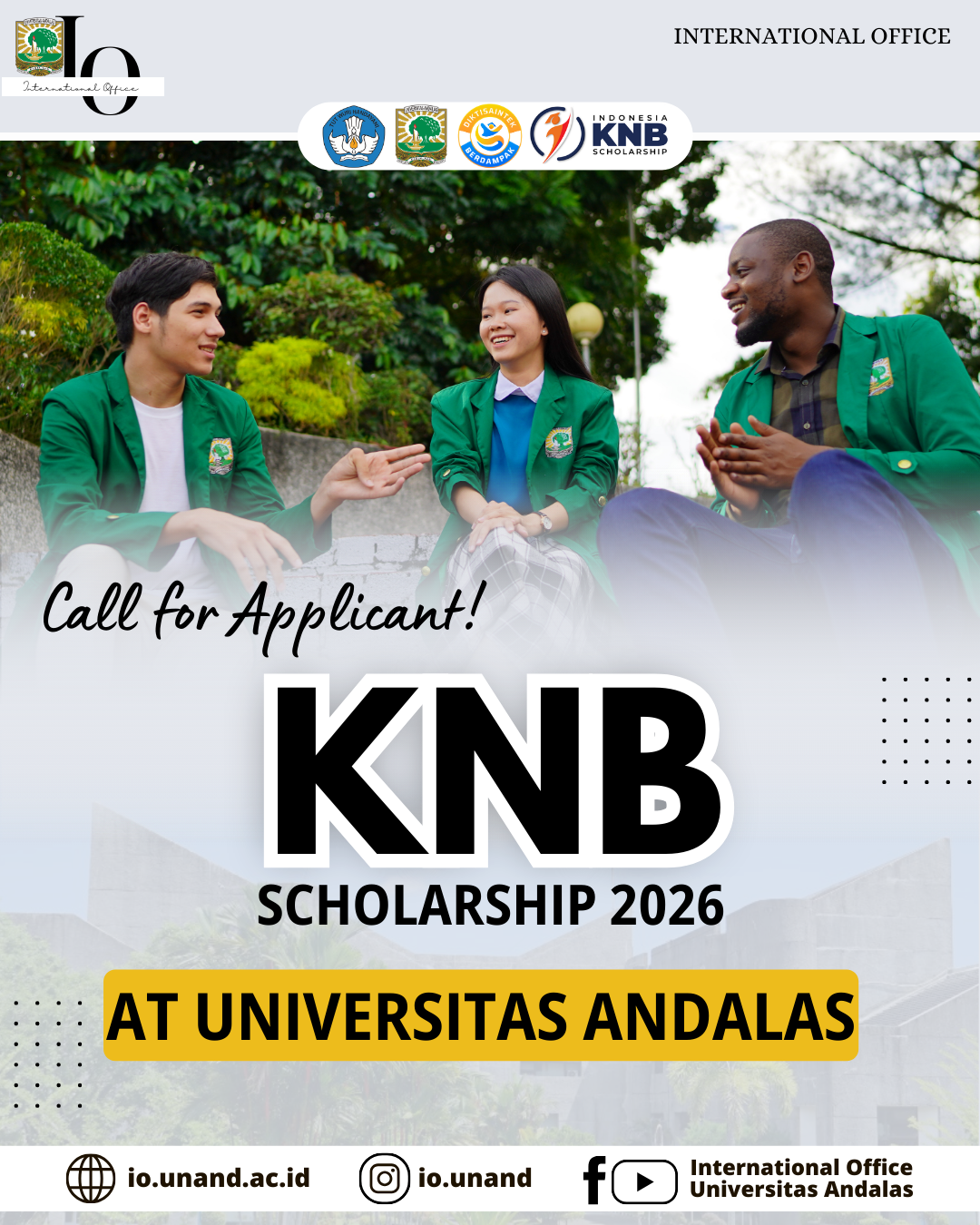 KNB Scholarship at Universitas Andalas
